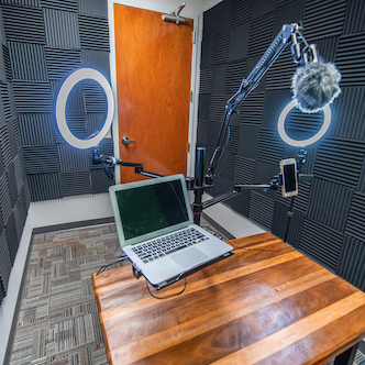 Blue Mind Coworking Podcast Room Wilmington, NC